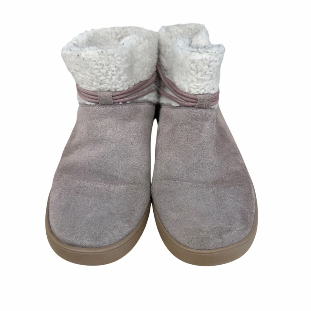 KOOLABURRA by UGG Suede‎ Tassel Ankle Boots – Stone Lavender, Size 7 Women